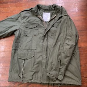distressed army jacket